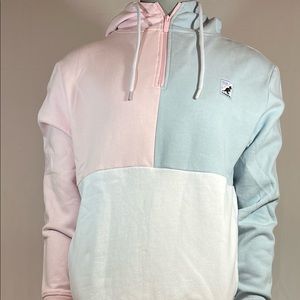 Kangol 1/4 Zip Pullover Hoodie Sweater size Large